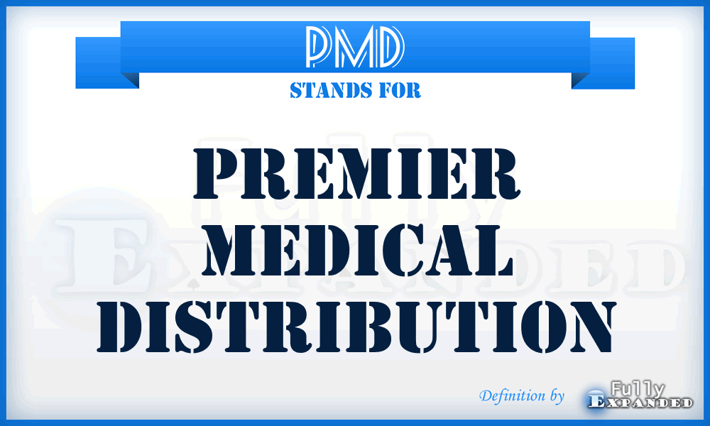 PMD - Premier Medical Distribution