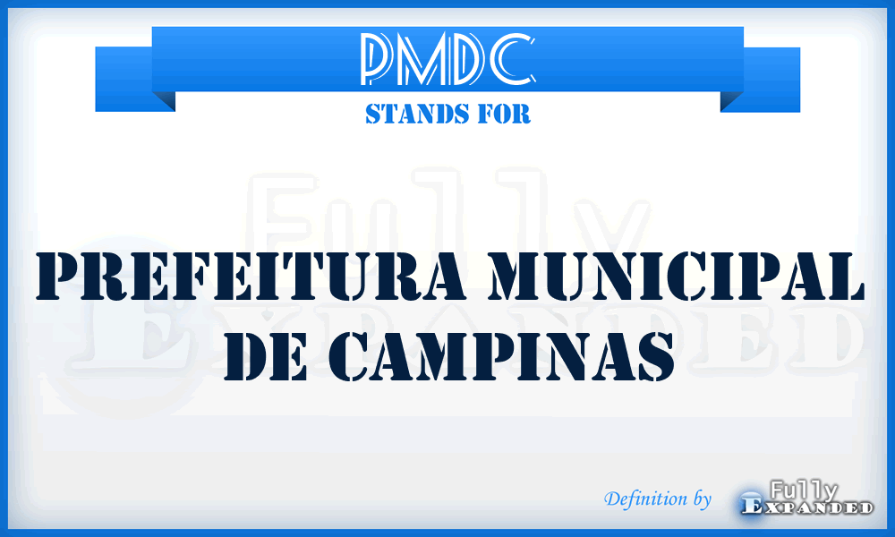 PMDC - Prefeitura Municipal de Campinas