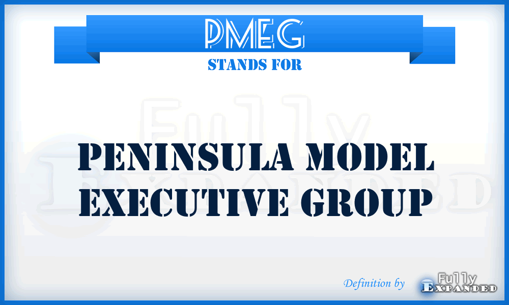 PMEG - Peninsula Model Executive Group