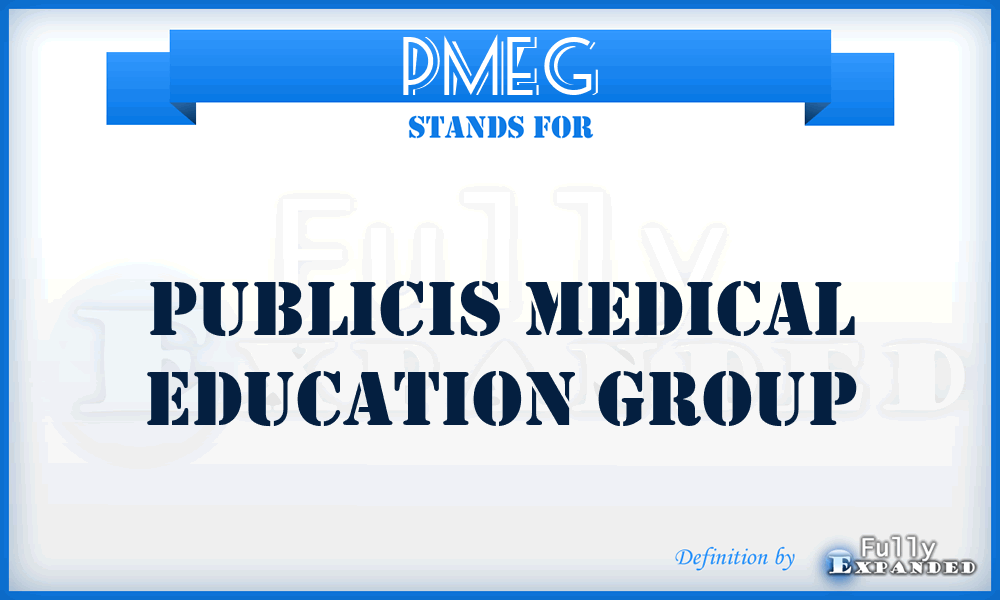 PMEG - Publicis Medical Education Group