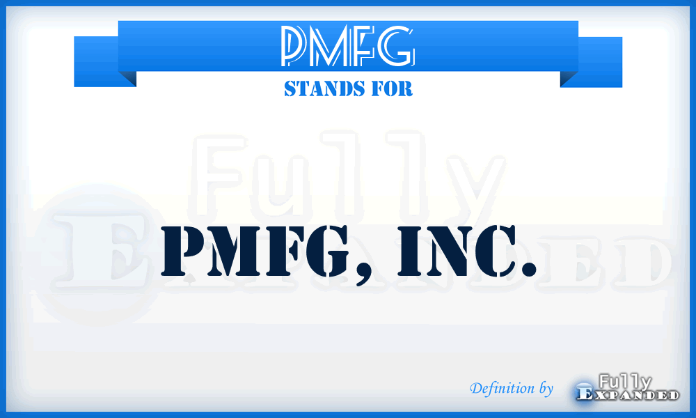 PMFG - PMFG, Inc.