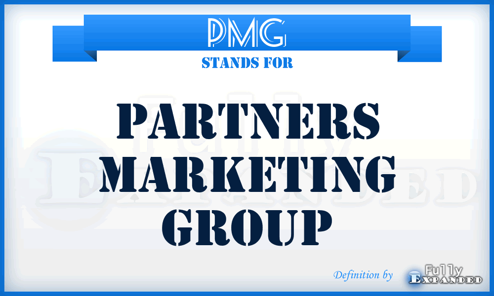 PMG - Partners Marketing Group