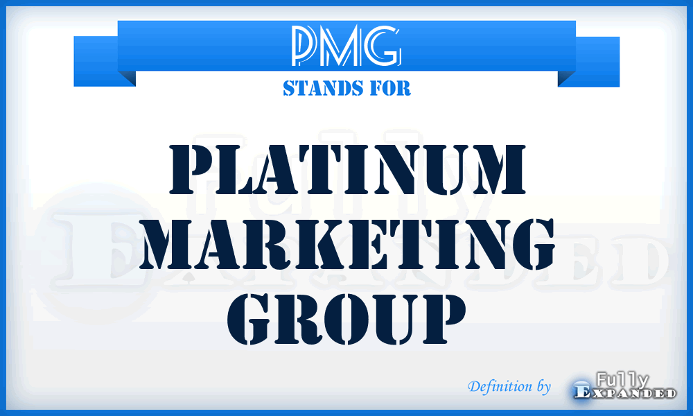 PMG - Platinum Marketing Group