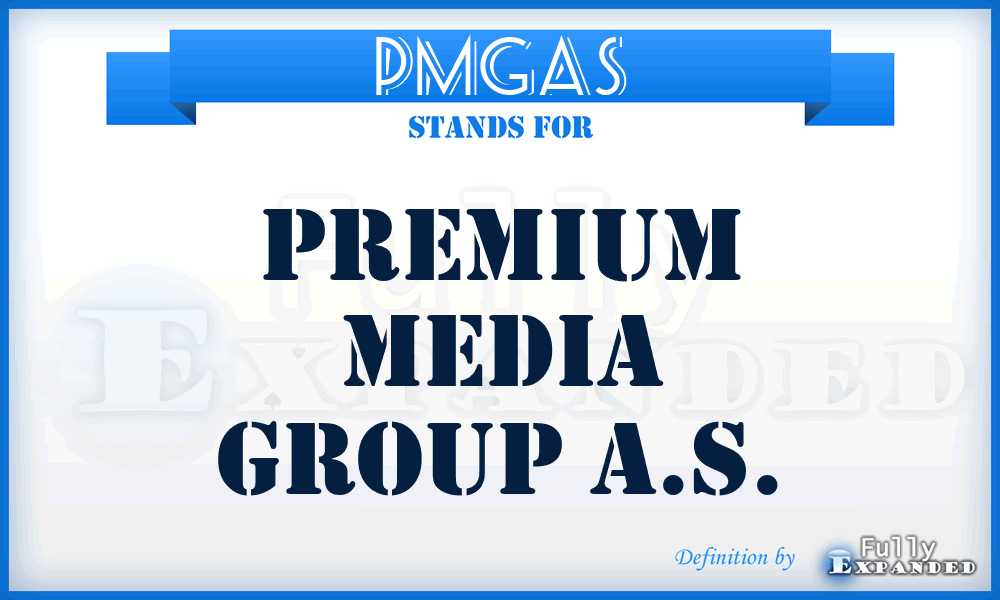 PMGAS - Premium Media Group A.S.