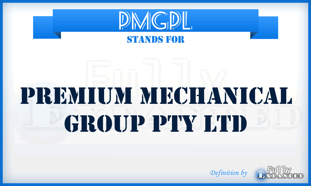PMGPL - Premium Mechanical Group Pty Ltd