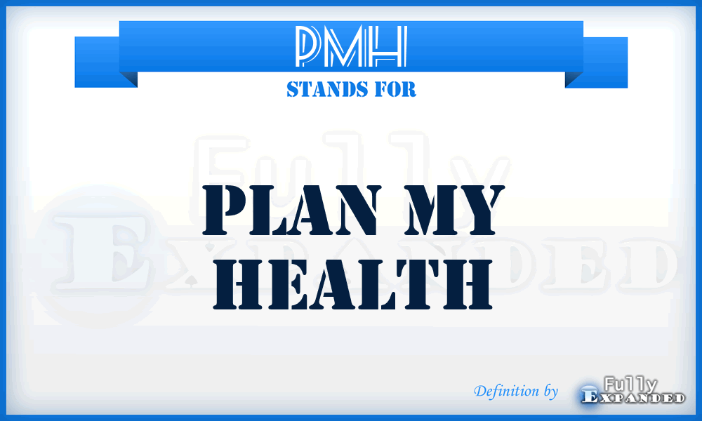 PMH - Plan My Health