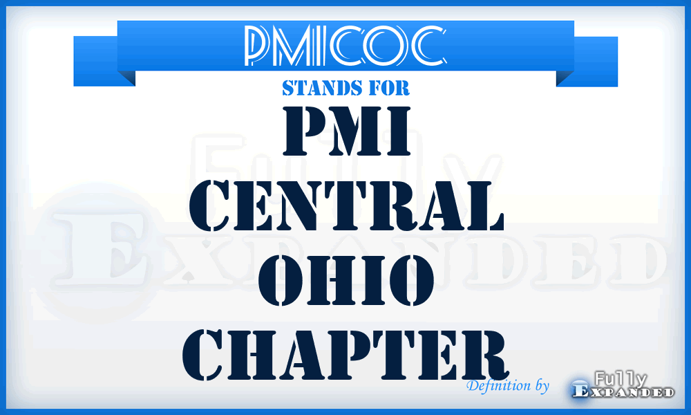 PMICOC - PMI Central Ohio Chapter