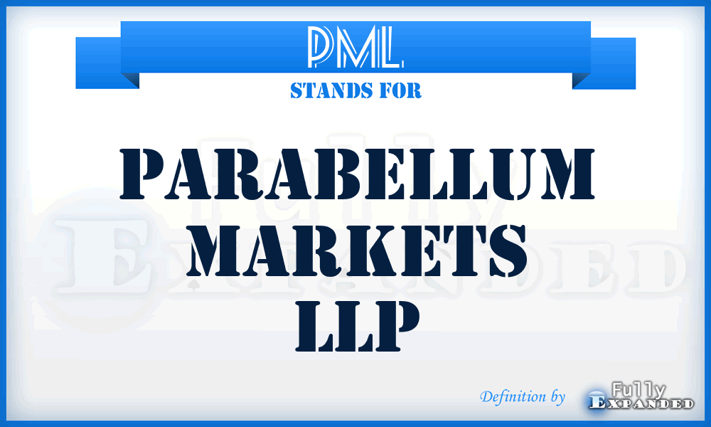 PML - Parabellum Markets LLP