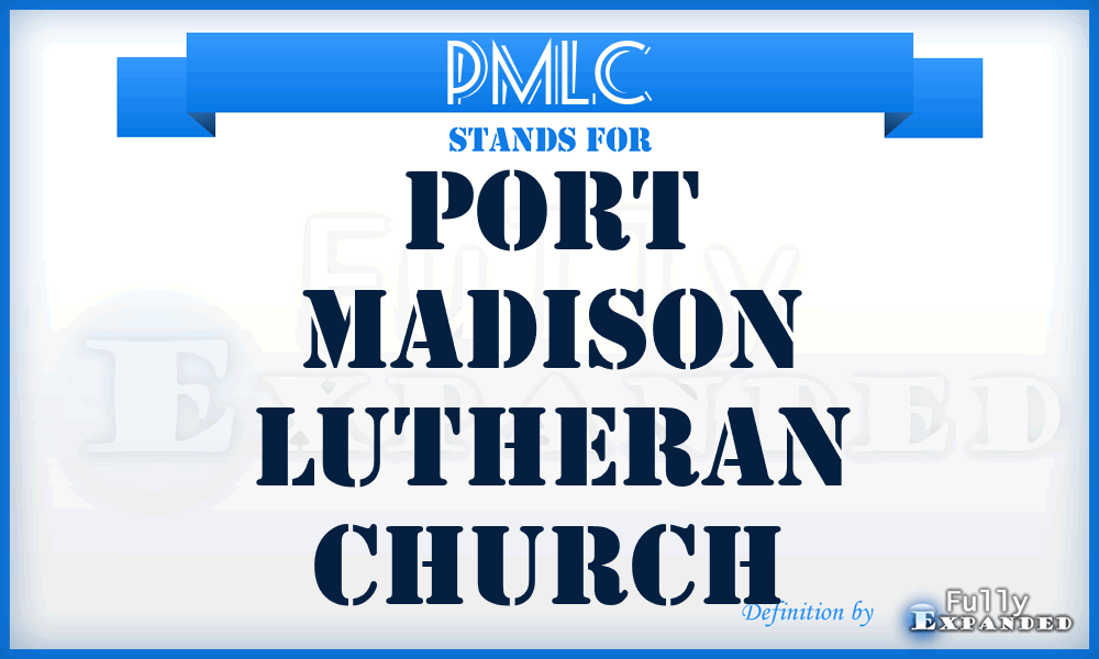 PMLC - Port Madison Lutheran Church