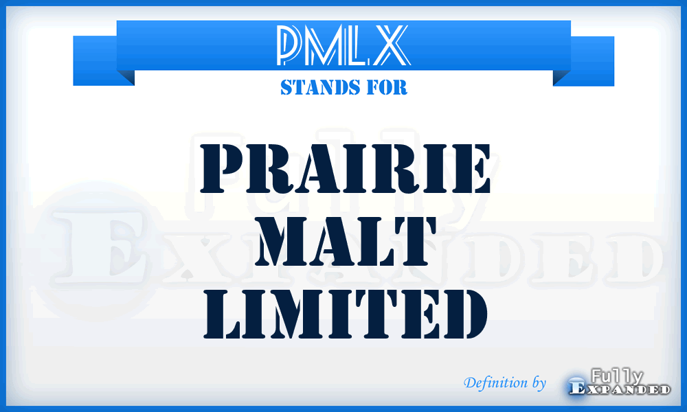 PMLX - Prairie Malt Limited