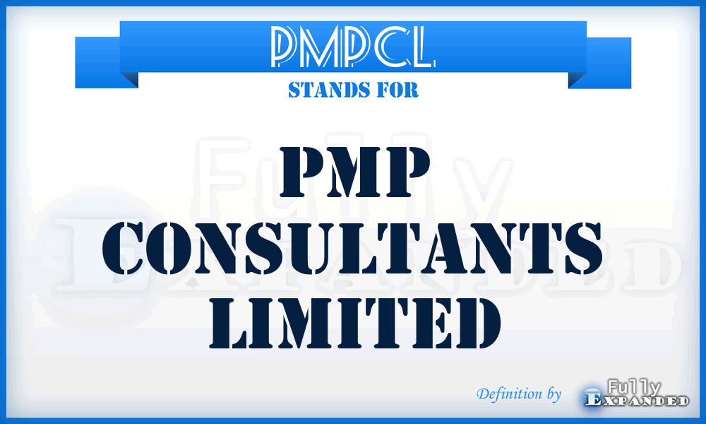 PMPCL - PMP Consultants Limited