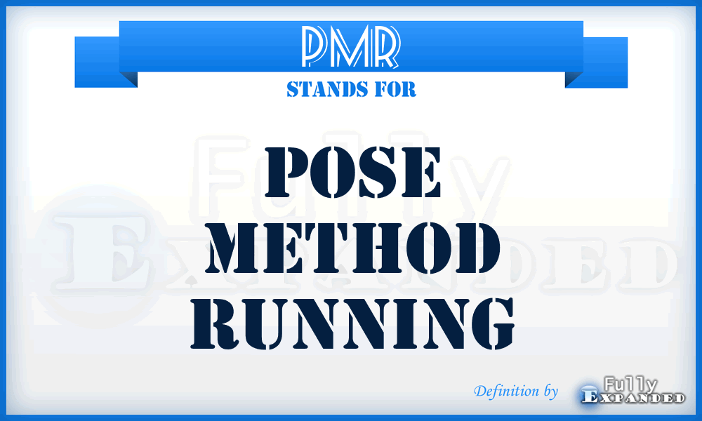 PMR - Pose Method Running