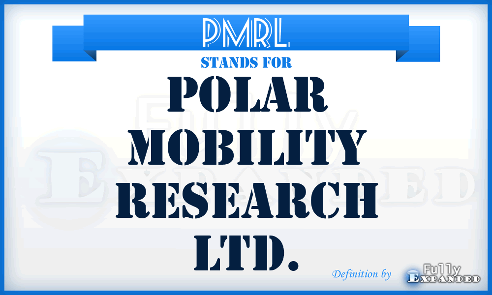 PMRL - Polar Mobility Research Ltd.