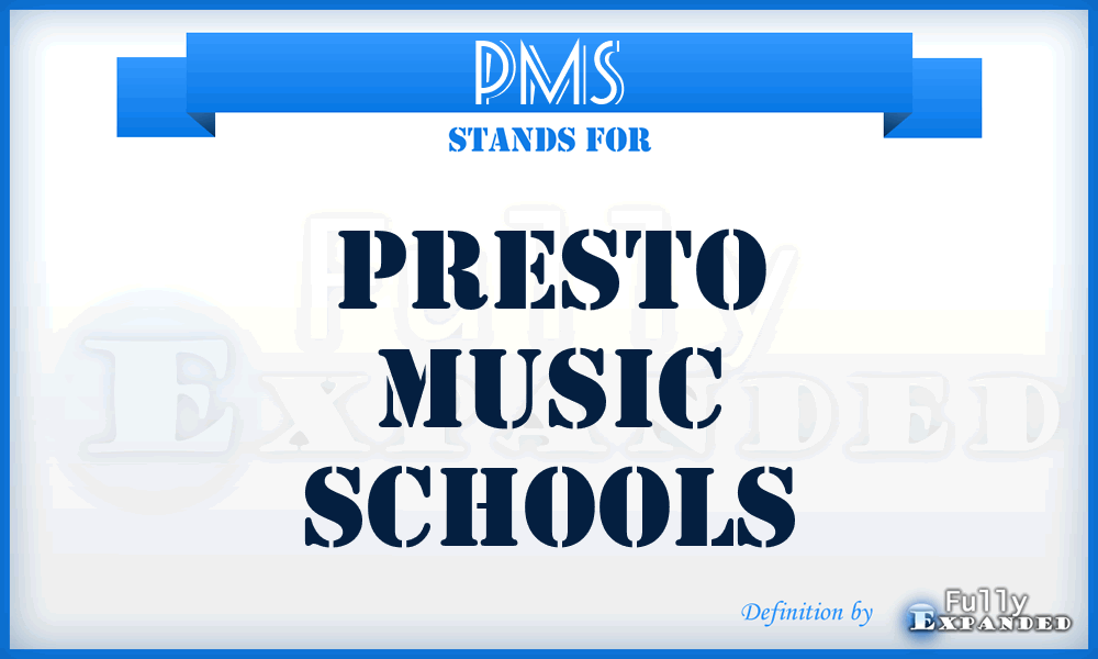 PMS - Presto Music Schools