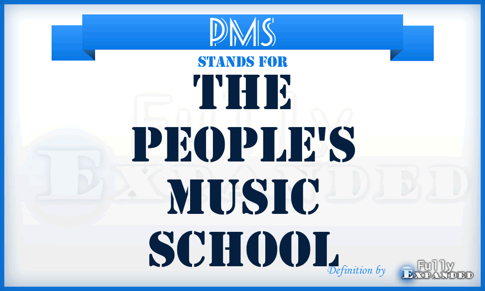 PMS - The People's Music School