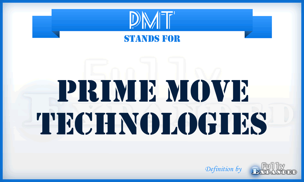 PMT - Prime Move Technologies