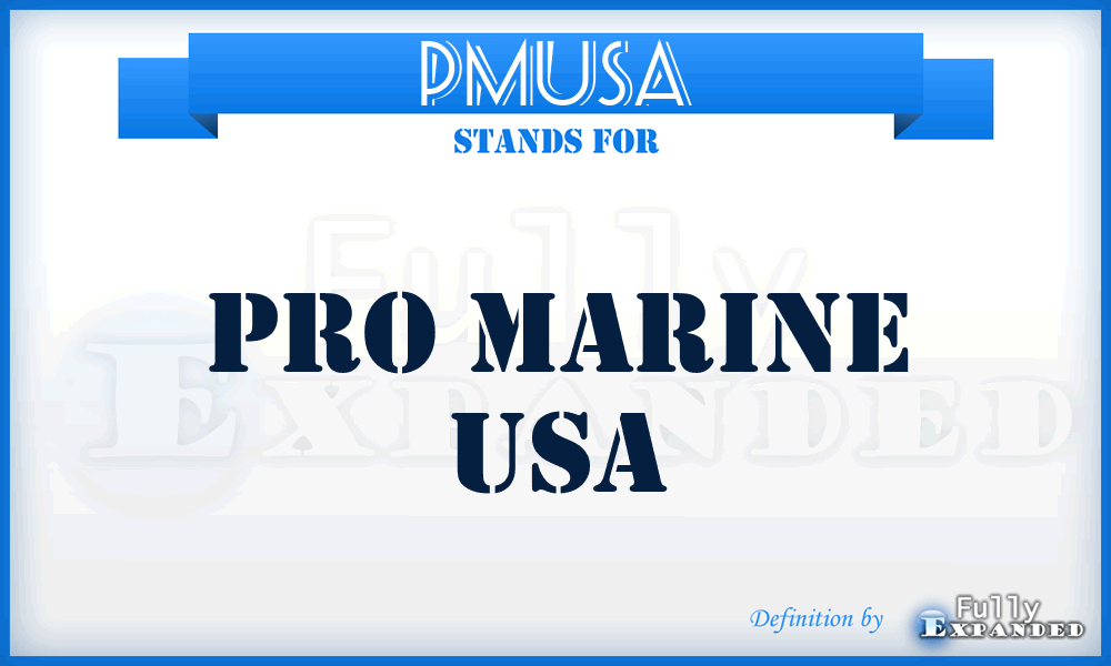 PMUSA - Pro Marine USA