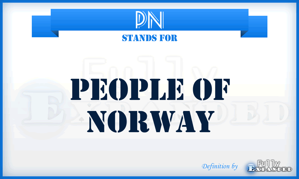 PN - People of Norway