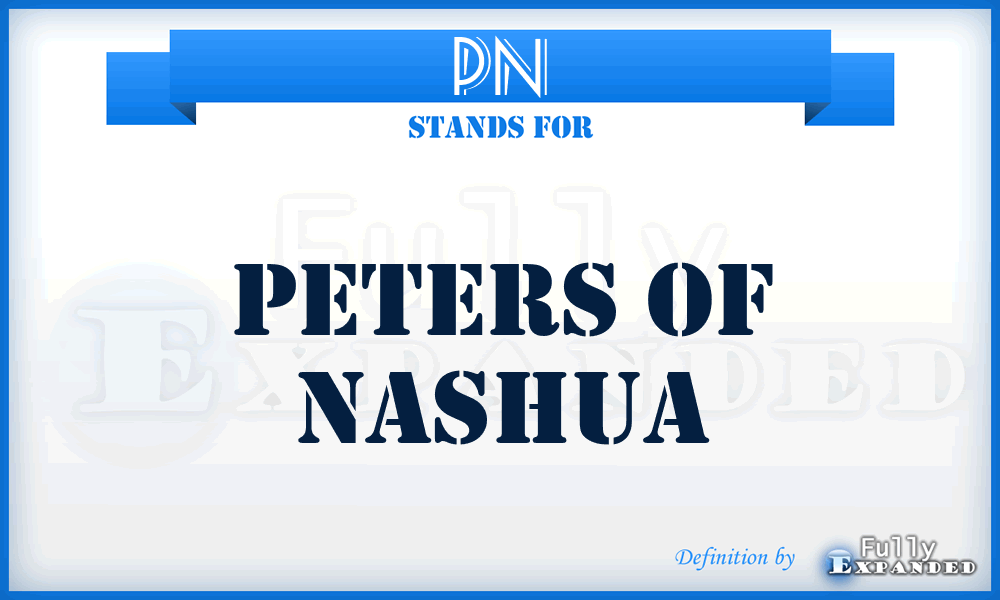 PN - Peters of Nashua