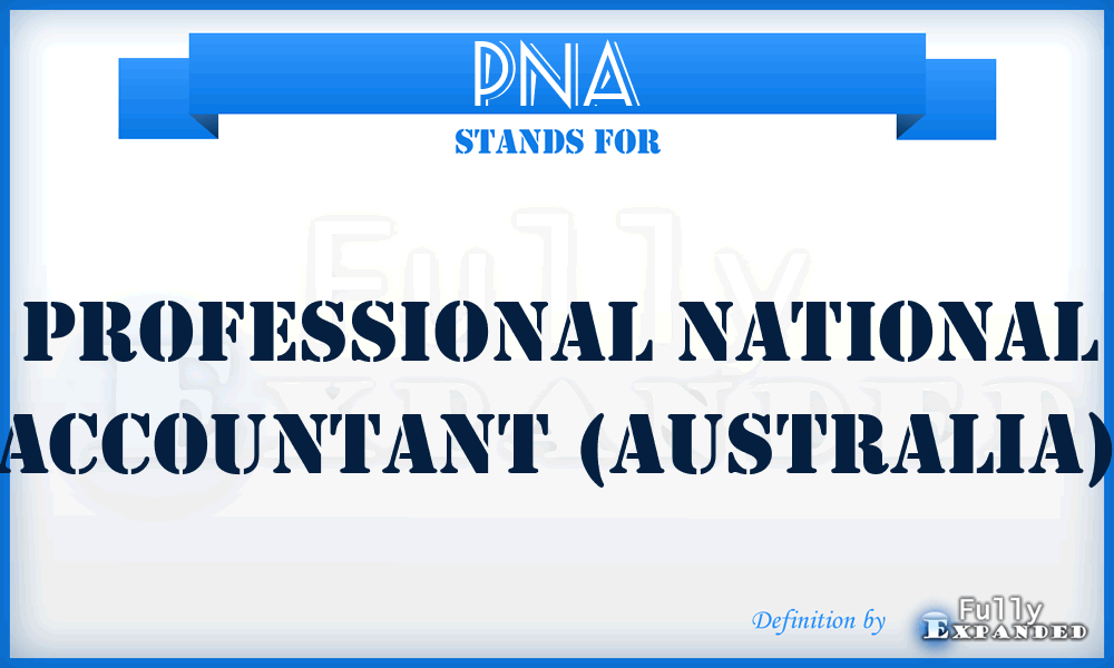 PNA - Professional National Accountant (Australia)