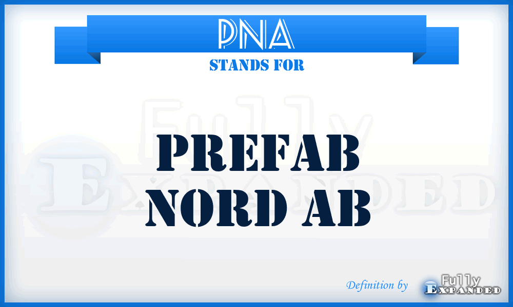 PNA - Prefab Nord Ab