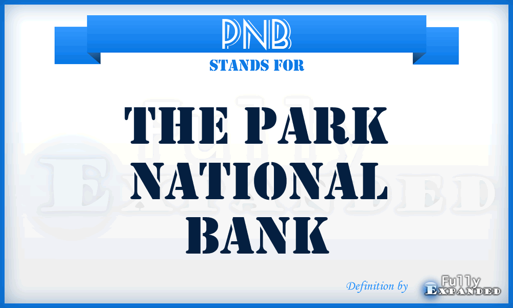 PNB - The Park National Bank