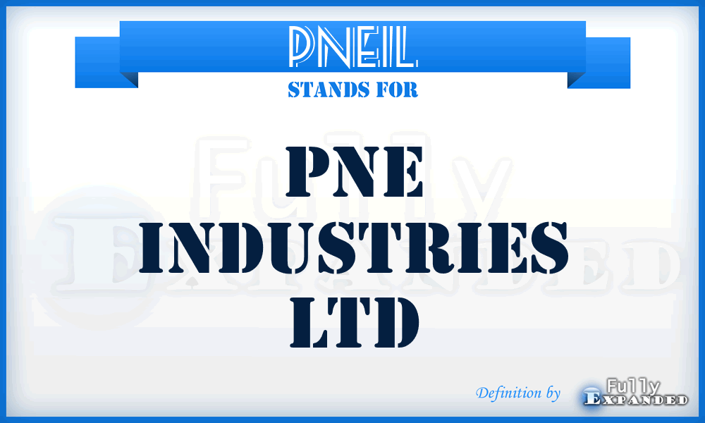 PNEIL - PNE Industries Ltd