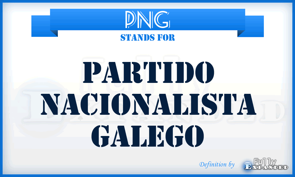 PNG - Partido Nacionalista Galego