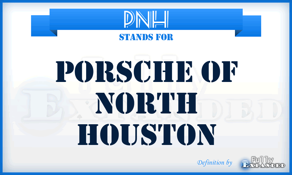 PNH - Porsche of North Houston