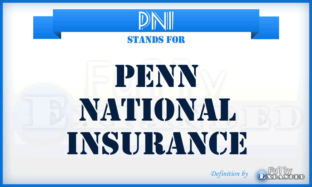 PNI - Penn National Insurance