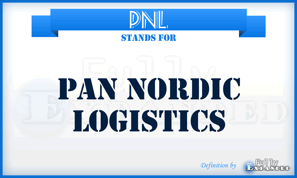 PNL - Pan Nordic Logistics