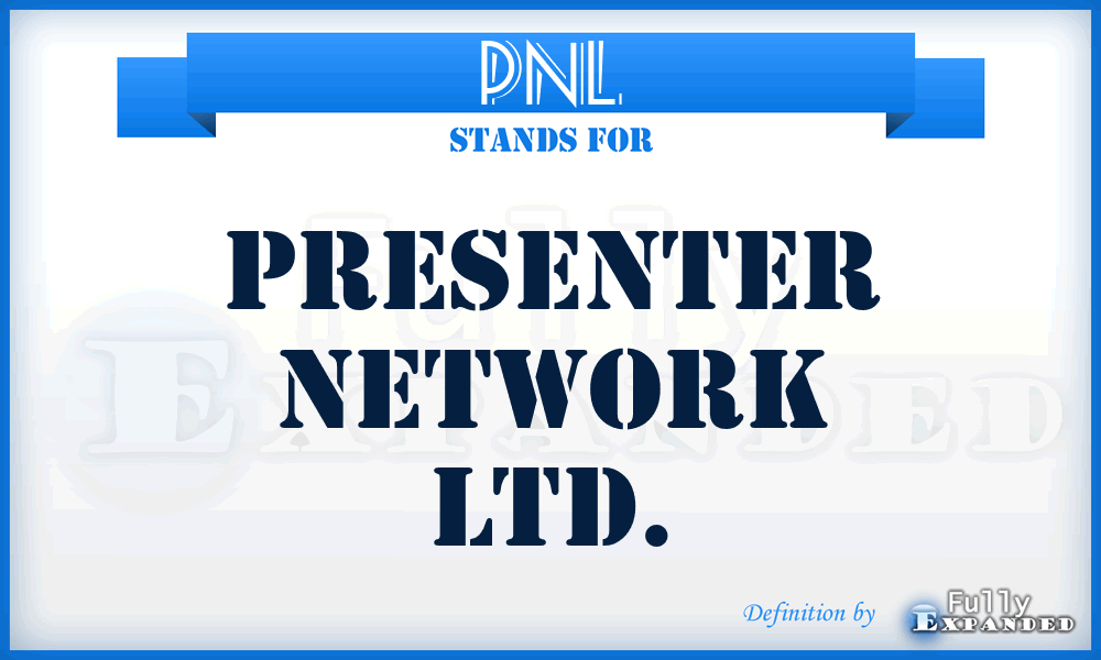 PNL - Presenter Network Ltd.