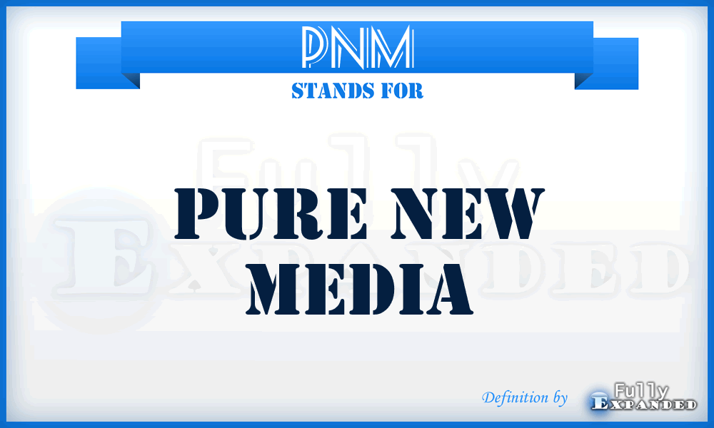 PNM - Pure New Media