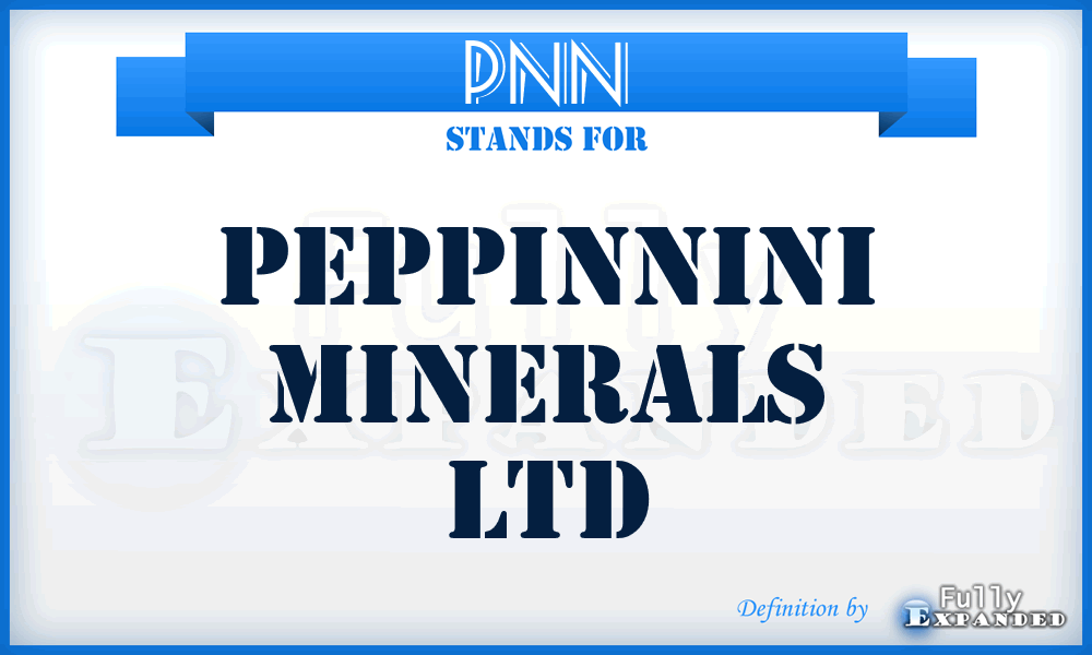 PNN - PeppinNini Minerals Ltd