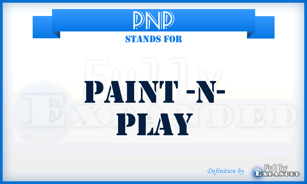 PNP - Paint -N- Play