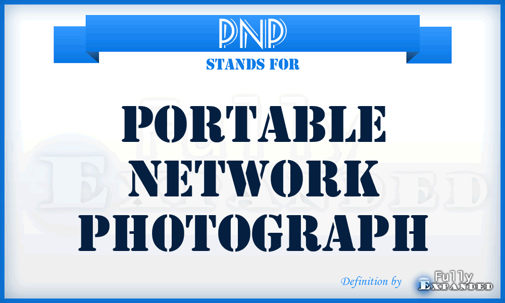 PNP - Portable Network Photograph