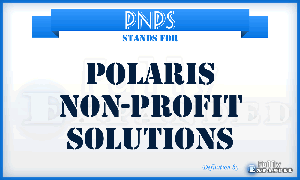 PNPS - Polaris Non-Profit Solutions