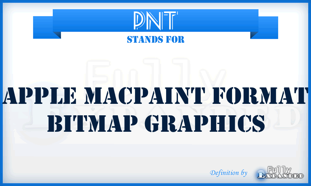 PNT - Apple MacPaint format Bitmap graphics