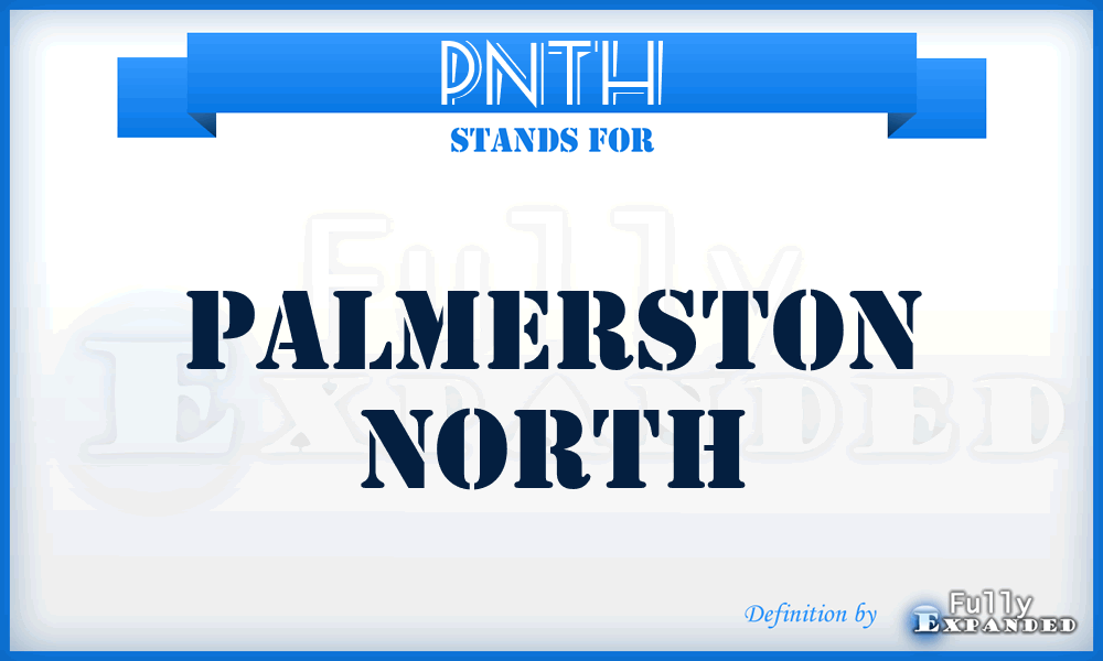 PNTH - Palmerston North