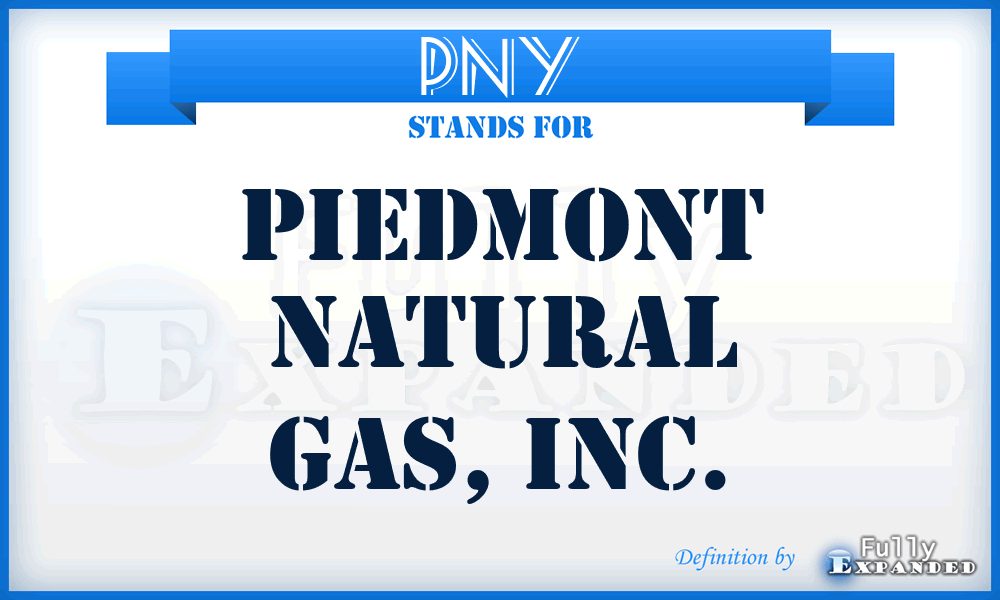 PNY - Piedmont Natural Gas, Inc.