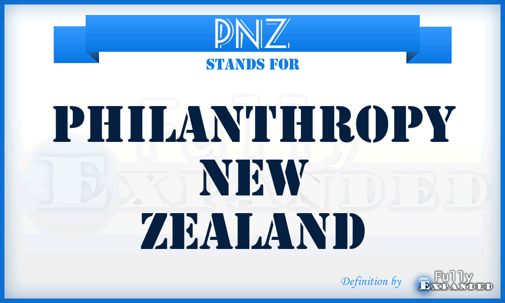 PNZ - Philanthropy New Zealand