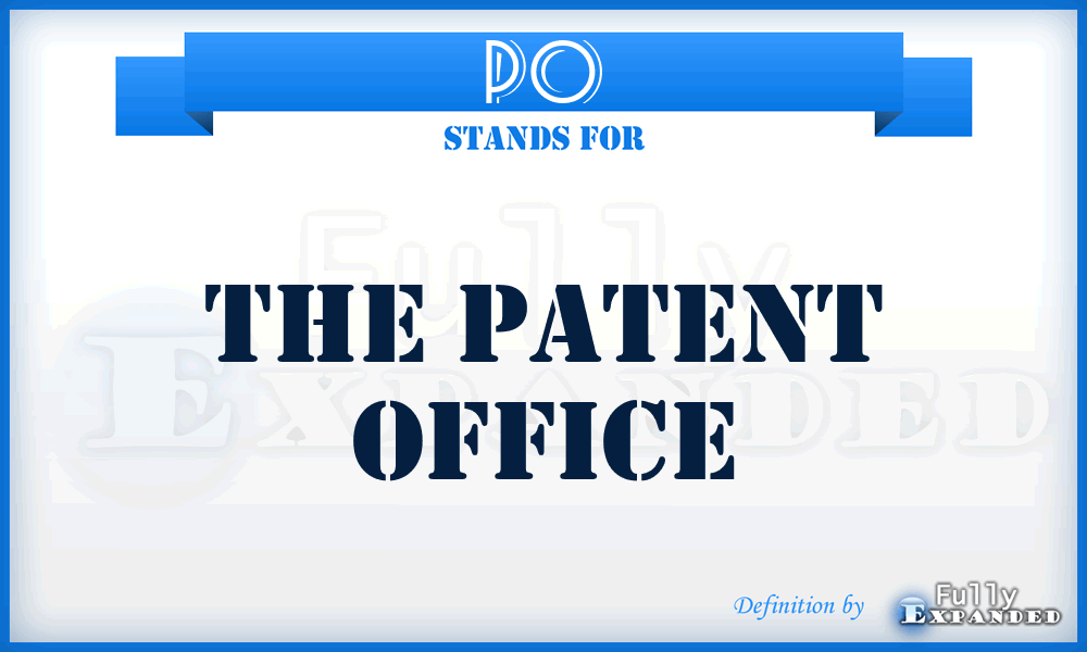 PO - The Patent Office