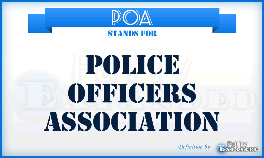 POA - Police Officers Association