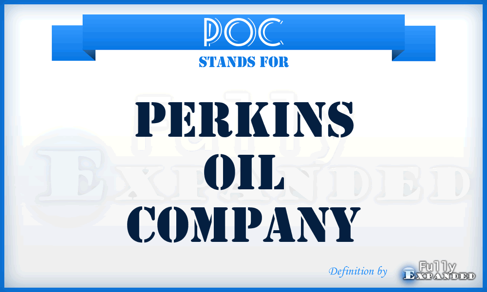 POC - Perkins Oil Company