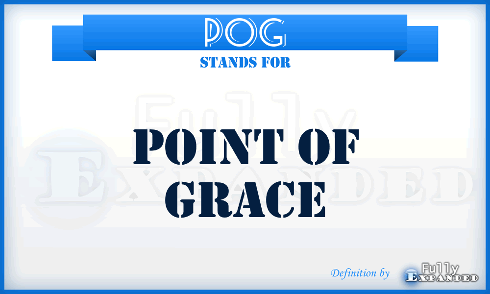 POG - Point Of Grace