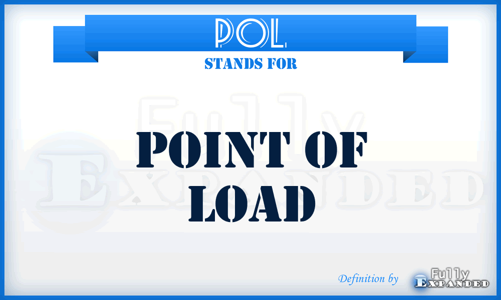 POL - Point Of Load