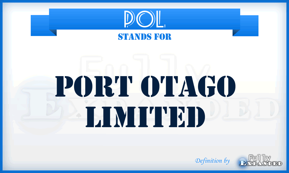 POL - Port Otago Limited