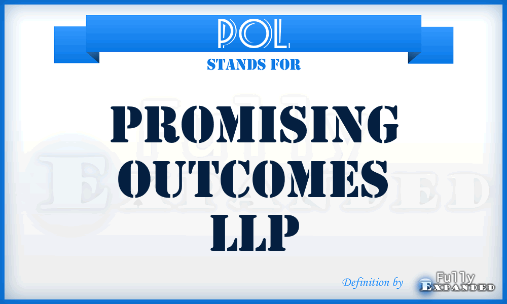 POL - Promising Outcomes LLP