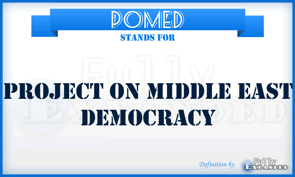 POMED - Project On Middle East Democracy