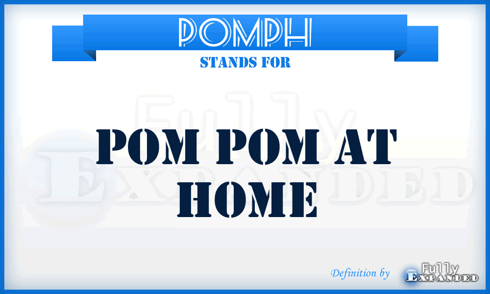POMPH - POM Pom at Home